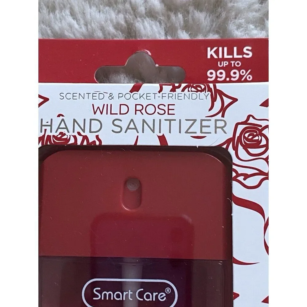 Smart Care Scented‎ Hand Sanitizer Spray 1.35 Fl Oz Wild Rose Hydrating NEW